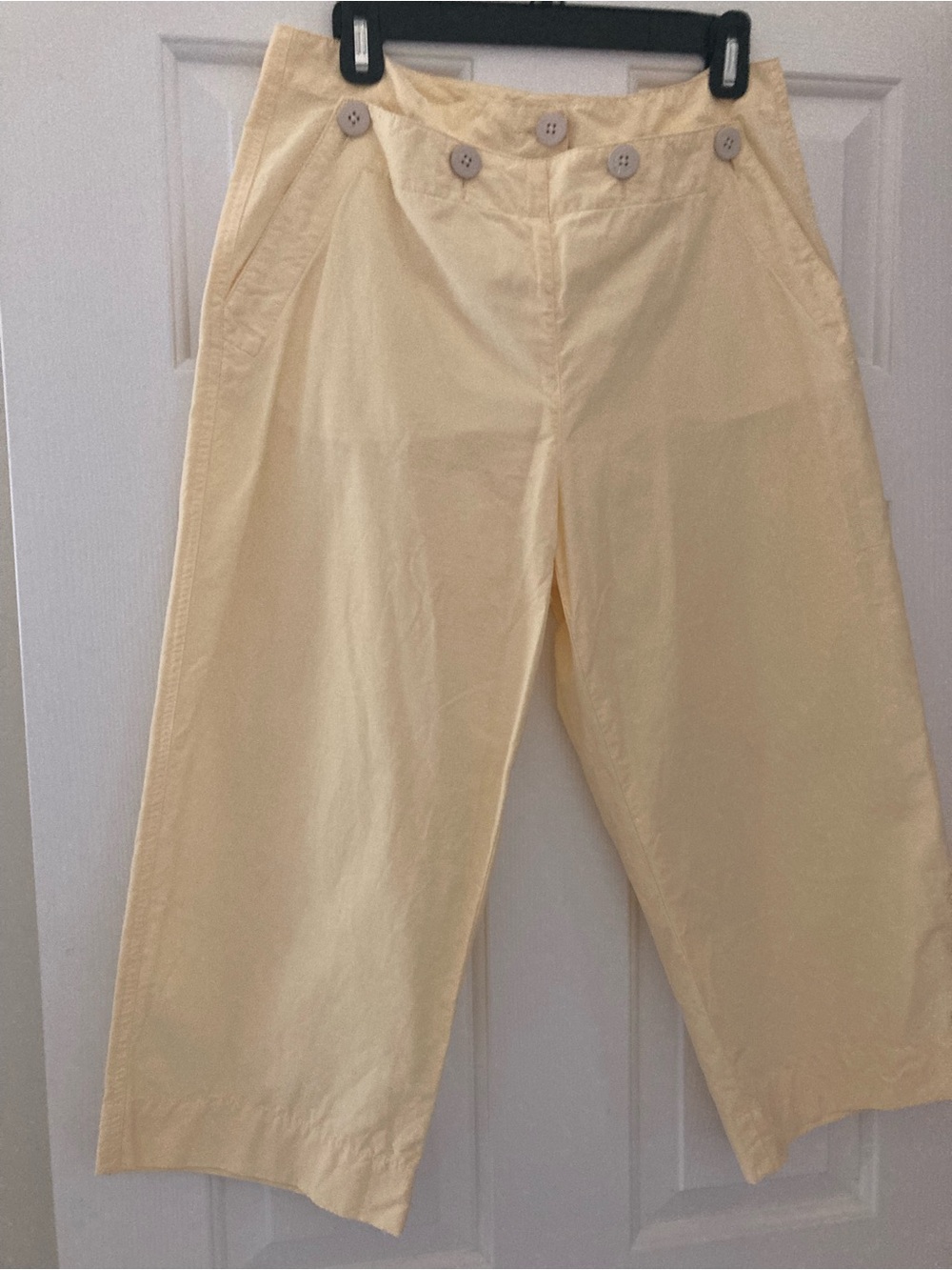 Lauren Ralph Lauren- the new “it” color butter yellow cropped pants